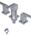 Rubinet 6CRSL Bidet Fitting With Spray, Diverter And Vacuum Breaker (Less Drain