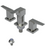 Rubinet 6CRSL Bidet Fitting With Spray, Diverter And Vacuum Breaker (Less Drain