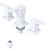 Rubinet 6CRSL Bidet Fitting With Spray, Diverter And Vacuum Breaker (Less Drain
