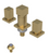 Rubinet 6CRSQ Bidet Fitting With Spray, Diverter And Vacuum Breaker (Less Drain