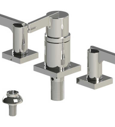 Rubinet 6CRTL Bidet Fitting With Spray, Diverter, With Vacuum Breaker (Less Drain)