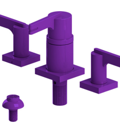 Rubinet 6CRTL Bidet Fitting With Spray, Diverter, With Vacuum Breaker (Less Drain)