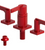 Rubinet 6CRTL Bidet Fitting With Spray, Diverter, With Vacuum Breaker (Less Drain)