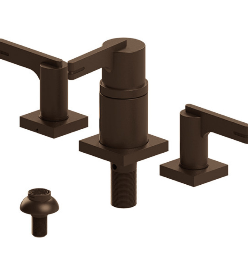 Rubinet 6CRTL Bidet Fitting With Spray, Diverter, With Vacuum Breaker (Less Drain)