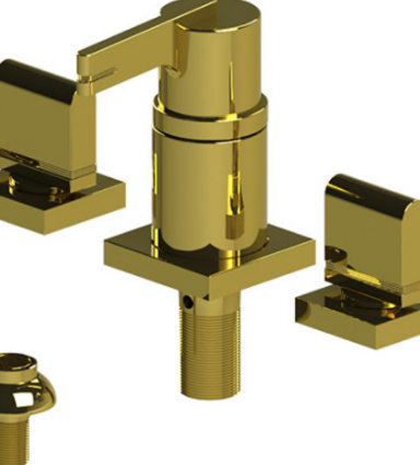 Rubinet 6CRTQ Bidet Fitting With Spray, Diverter, With Vacuum Breaker (Less Drain)