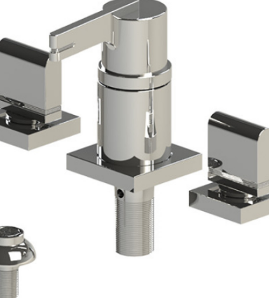 Rubinet 6CRTQ Bidet Fitting With Spray, Diverter, With Vacuum Breaker (Less Drain)