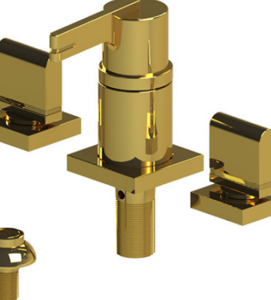 Rubinet 6CRTQ Bidet Fitting With Spray, Diverter, With Vacuum Breaker (Less Drain)