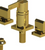 Rubinet 6CRTQ Bidet Fitting With Spray, Diverter, With Vacuum Breaker (Less Drain)