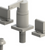 Rubinet 6CRTQ Bidet Fitting With Spray, Diverter, With Vacuum Breaker (Less Drain)