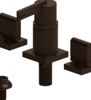 Rubinet 6CRTQ Bidet Fitting With Spray, Diverter, With Vacuum Breaker (Less Drain)