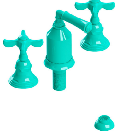 Rubinet 6CRVC Bidet Fitting With Spray, Diverter, With Vacuum Breaker (Less Drain)