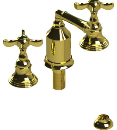 Rubinet 6CRVC Bidet Fitting With Spray, Diverter, With Vacuum Breaker (Less Drain)