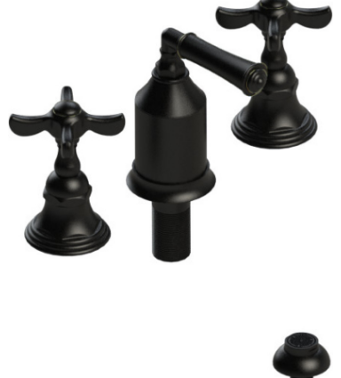 Rubinet 6CRVC Bidet Fitting With Spray, Diverter, With Vacuum Breaker (Less Drain)