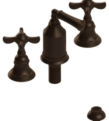 Rubinet 6CRVC Bidet Fitting With Spray, Diverter, With Vacuum Breaker (Less Drain)