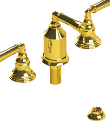 Rubinet 6CRVL Bidet Fitting With Spray, Diverter, With Vacuum Breaker (Less Drain)