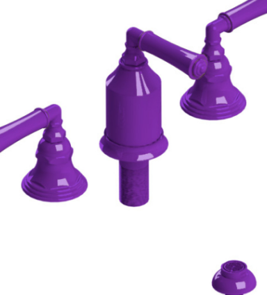 Rubinet 6CRVL Bidet Fitting With Spray, Diverter, With Vacuum Breaker (Less Drain)