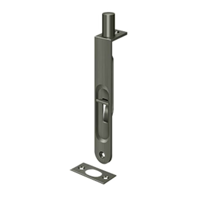 Deltana 6FBR 6 Flush Bolt, HD Round