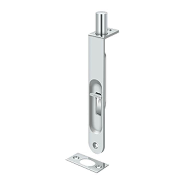 Deltana 6FBR 6 Flush Bolt, HD Round
