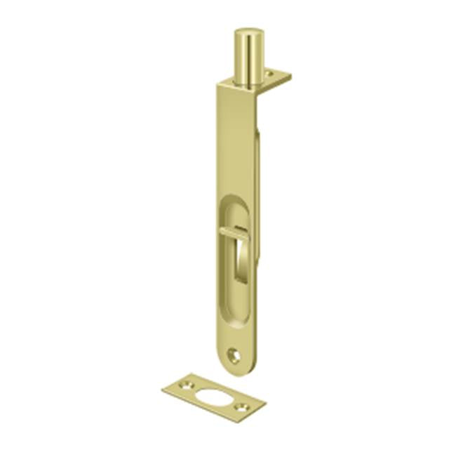 Deltana 6FBR 6 Flush Bolt, HD Round