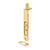 Deltana 6FBR 6 Flush Bolt, HD Round