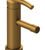 Rubinet 6FHOL Single Hole Single Control Bidet Fitting (Less Drain)