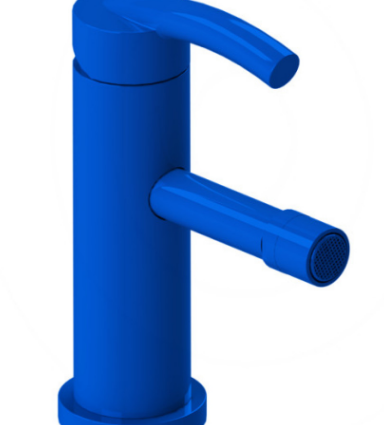 Rubinet 6FHOL Single Hole Single Control Bidet Fitting (Less Drain)