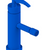 Rubinet 6FLAL Single Hole Single Control Bidet Fitting (Less Drain)