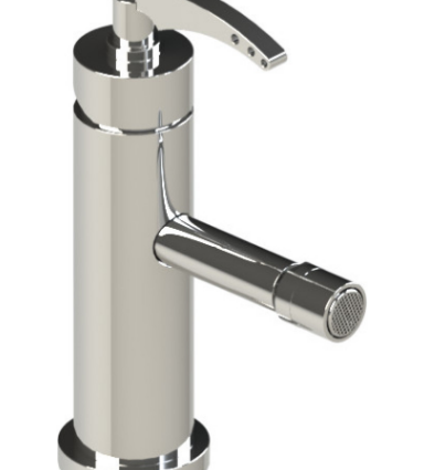 Rubinet 6FLAL Single Hole Single Control Bidet Fitting (Less Drain)