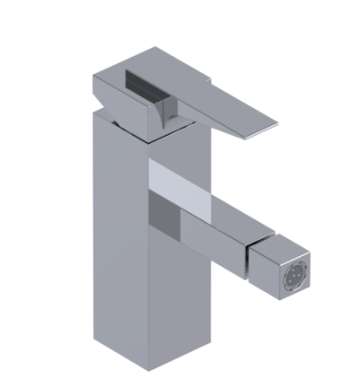 Rubinet 6FRSL Single Hole Single Control Bidet Fitting (Less Drain)