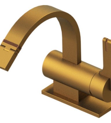 Rubinet 6FRTL Single Hole Single Control Bidet Fitting (Less Drain)