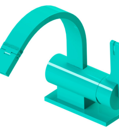 Rubinet 6FRTL Single Hole Single Control Bidet Fitting (Less Drain)