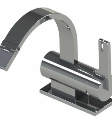 Rubinet 6FRTL Single Hole Single Control Bidet Fitting (Less Drain)
