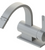 Rubinet 6FRTL Single Hole Single Control Bidet Fitting (Less Drain)
