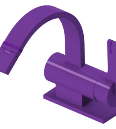 Rubinet 6FRTL Single Hole Single Control Bidet Fitting (Less Drain)