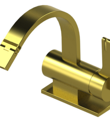 Rubinet 6FRTL Single Hole Single Control Bidet Fitting (Less Drain)