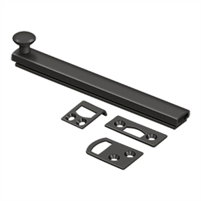 Deltana 6SBCS 6 Surface Bolt, Concealed Screw, HD