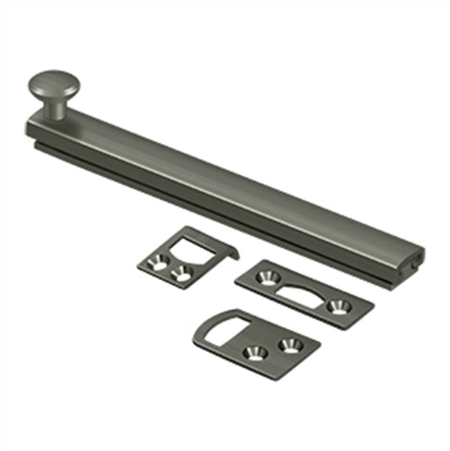 Deltana 6SBCS 6 Surface Bolt, Concealed Screw, HD
