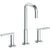Watermark 70-2X-RNS4 Rainey Deck Mounted 3 Hole Extended Lavatory Set