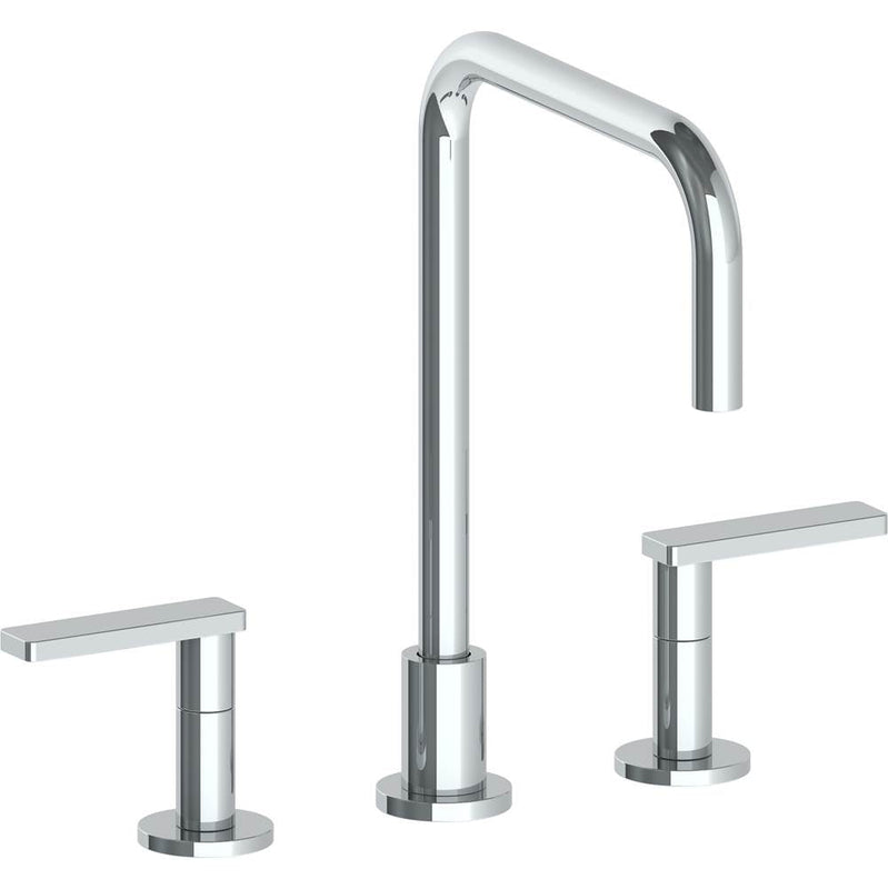 Watermark 70-7-RNS4 Rainey Deck Mounted 3 Hole Square Top Kitchen Faucet