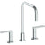 Watermark 70-7-RNS4 Rainey Deck Mounted 3 Hole Square Top Kitchen Faucet - Parent