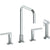 Watermark 70-7.1-RNK8 Rainey Deck Mounted 4 Hole Square Top Kitchen Set - Includes Side Spray