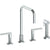 Watermark 70-7.1-RNK8 Rainey Deck Mounted 4 Hole Square Top Kitchen Set - Includes Side Spray
