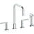 Watermark 70-7.1-RNS4 Rainey Deck Mounted 4 Hole Square Top Kitchen Set - Includes Side Spray