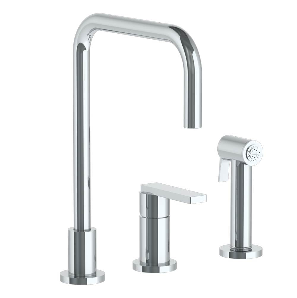 Watermark 70-7.1.3A-RNS4V Deck Mounted 3 Hole Square Top Kitchen Set - Includes Side Spray - Parent