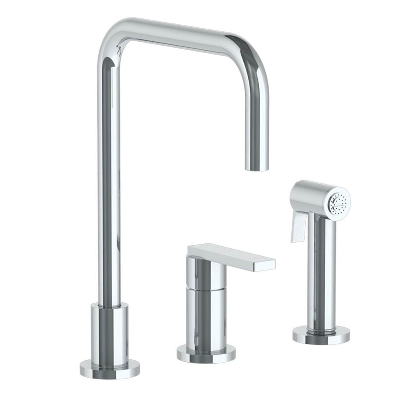 Watermark 70-7.1.3A-RNS4V Deck Mounted 3 Hole Square Top Kitchen Set - Includes Side Spray - Parent