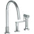 Watermark 70-7.1.3GA-RNK8 Rainey Deck Mounted 3 Hole Gooseneck Kitchen Set - Includes Side Spray