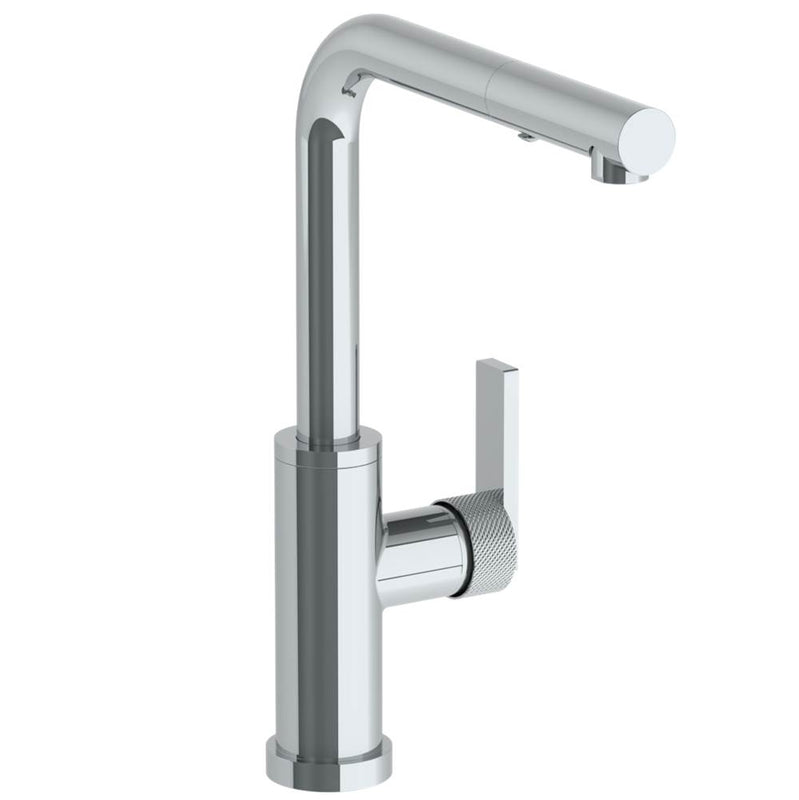 Watermark 70-7.3P3-RNK8 Deck Mounted 1 Hole Square Top Kitchen Faucet With Pull Out Spray -Low Spout - Parent