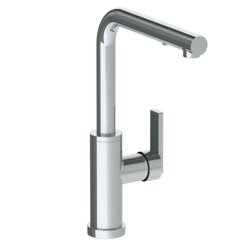 Watermark 70-7.3P3-RNS4 Deck Mounted 1 Hole Square Top Kitchen Faucet With Pull Out Spray -Low Spout - Parent