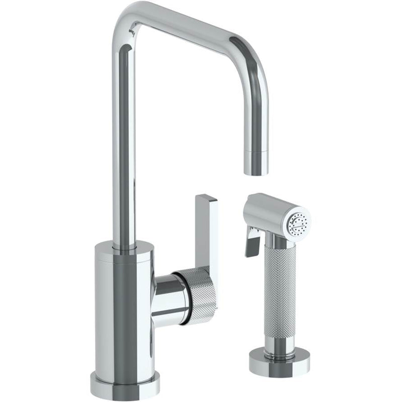 Watermark 70-7.4-RNK8 Rainey Deck Mounted 2 Hole Square Top Kitchen Set - Includes Side Spray