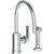 Watermark 70-7.4G-RNK8 Rainey Deck Mounted 2 Hole Gooseneck Kitchen Set - Includes Side Spray